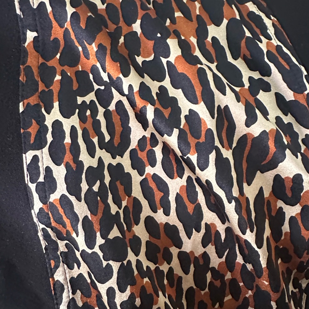 Betsey Johnson Vintage Animal Print Bodycon Skirt
